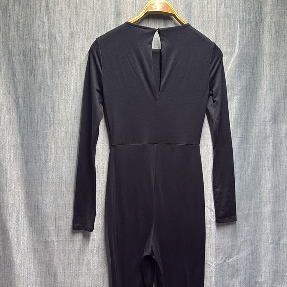 ASOS Black Long Sleeve Jumpsuit size 4 - Picture 7 of 8